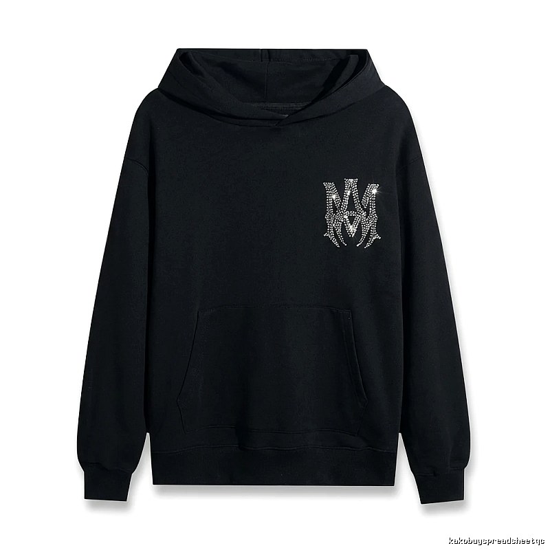 AMIRI's trendy and cool black hoodie