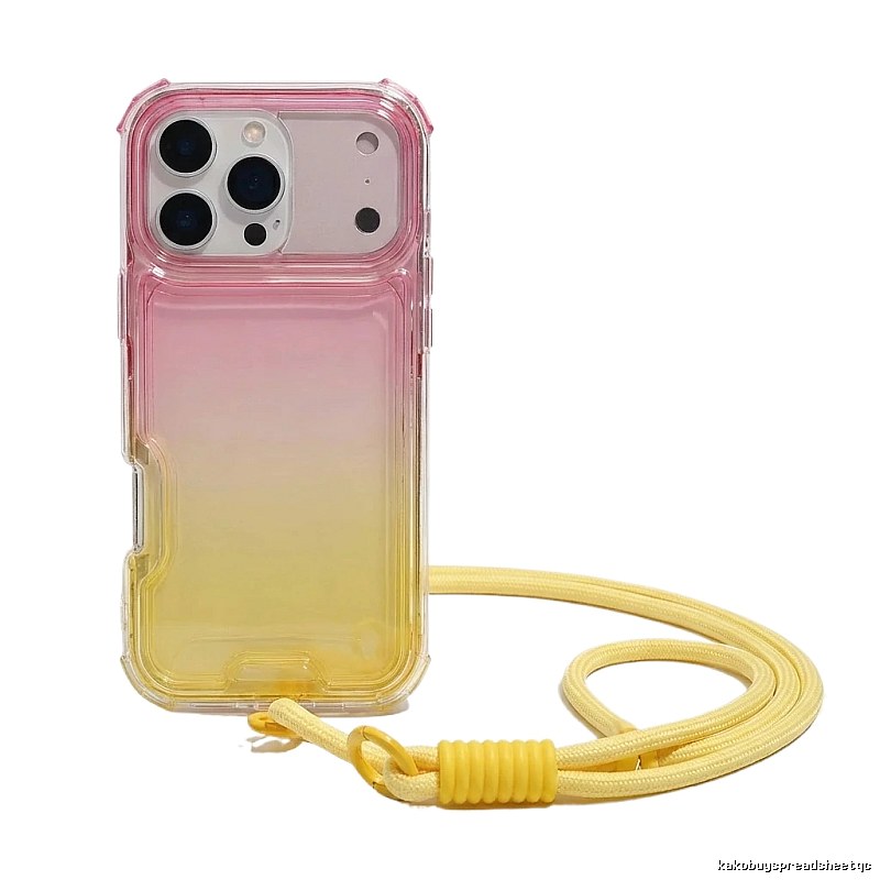 Apple Gradient Transparent Style Phone Case