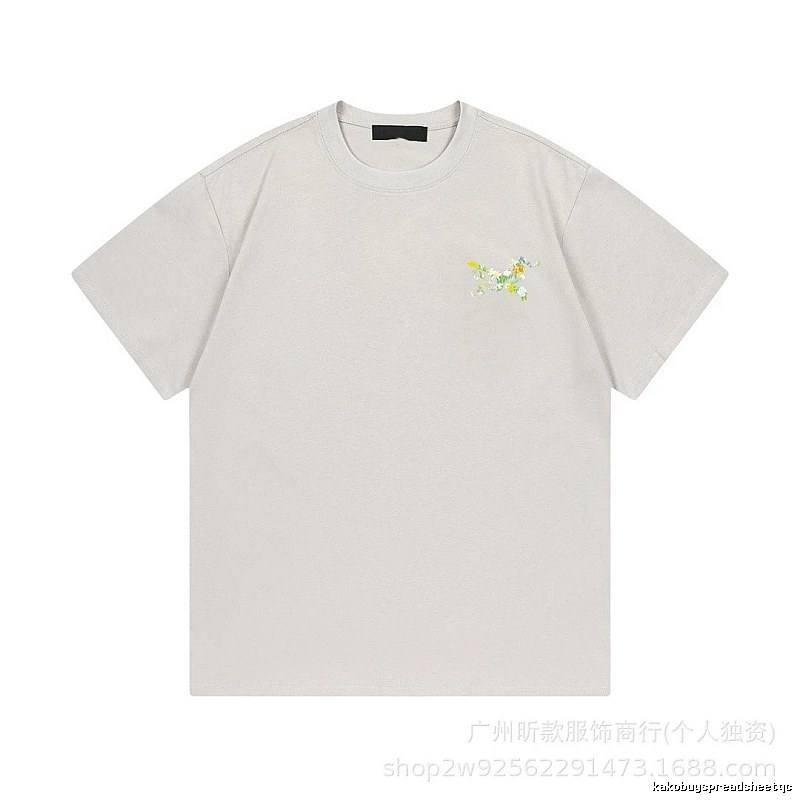 Arc'teryx Casual Light Grey Floral Short-sleeve T-shirt