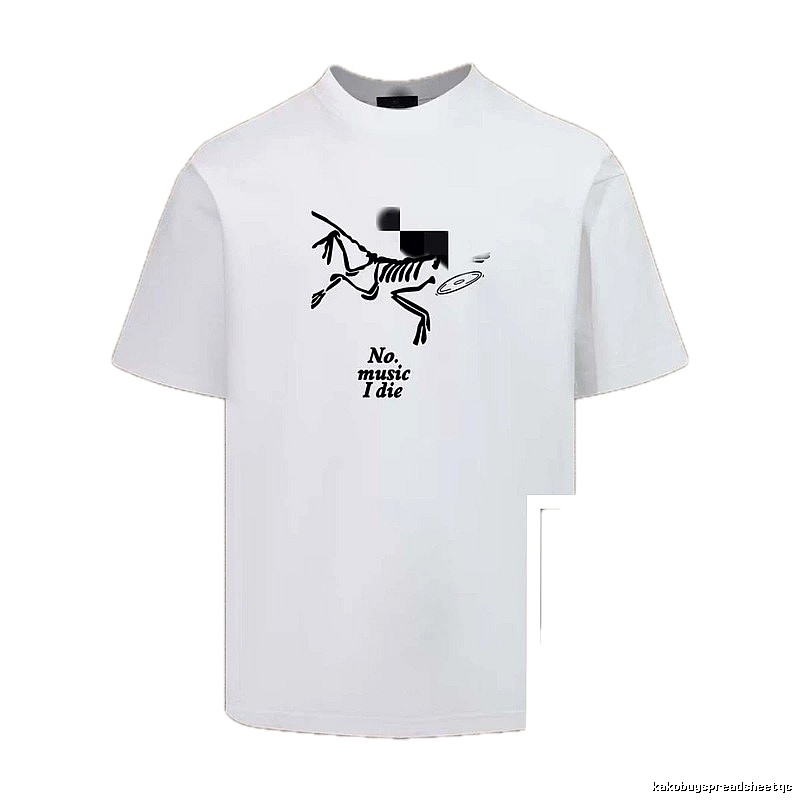 Arc'teryx Skull Print Trendy Cool Style White T-Shirt