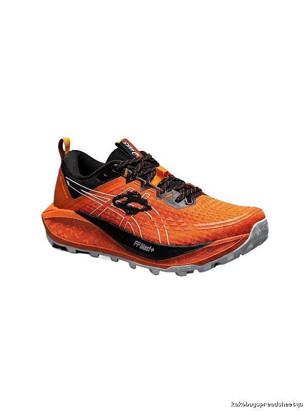 ASICS Trail Running Shoes in Orange and Black