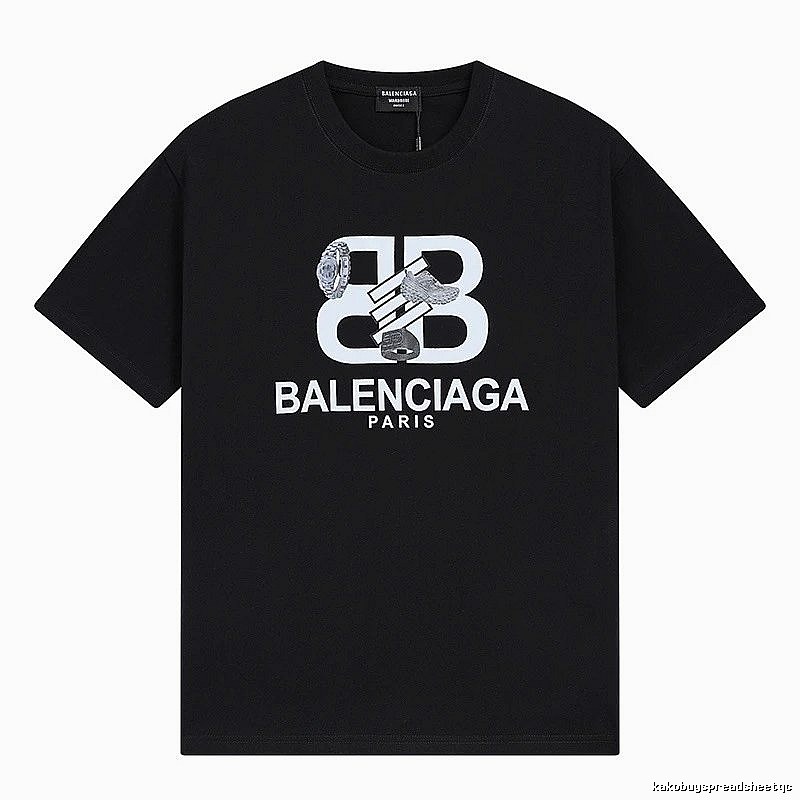 Balenciaga BB Print Short-sleeve Shirt