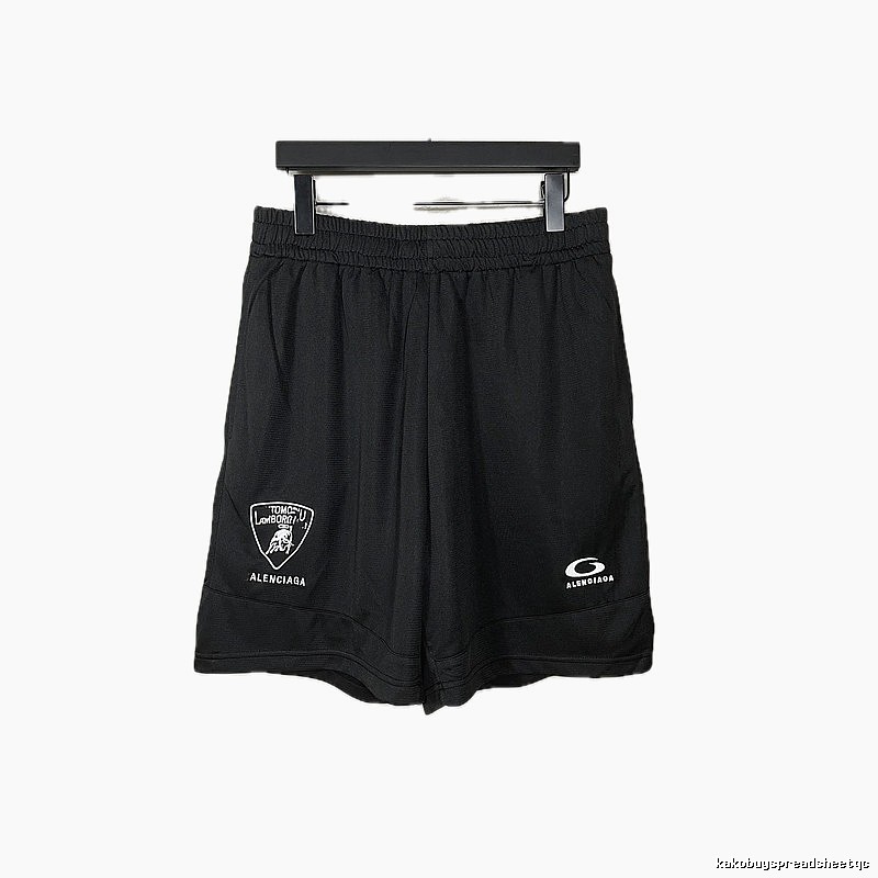 Balenciaga casual style black shorts