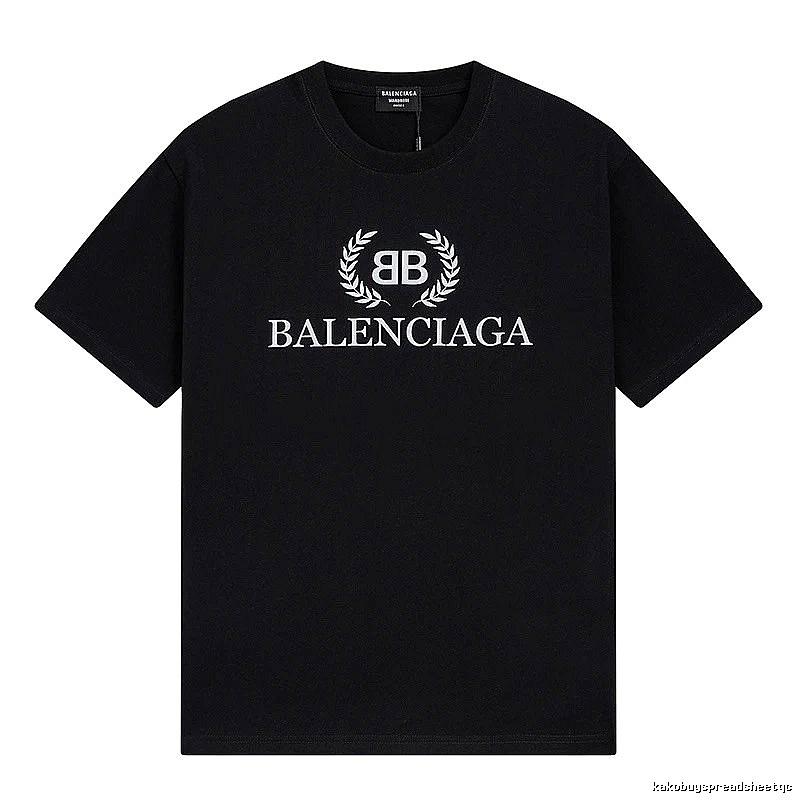 Balenciaga Classic Style Black T-shirt