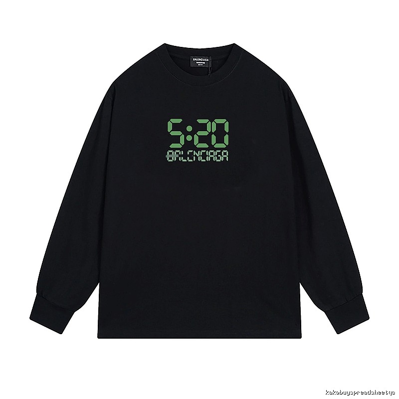 Balenciaga digital style black sweatshirt
