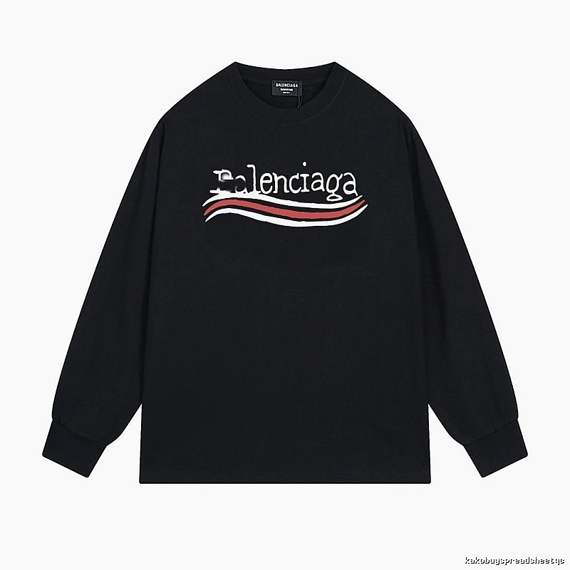 Balenciaga wavy black sweatshirt