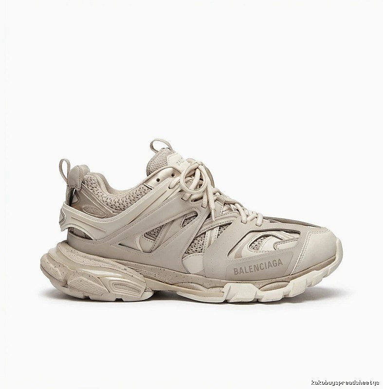 Balenciaga's dad-style beige shoes