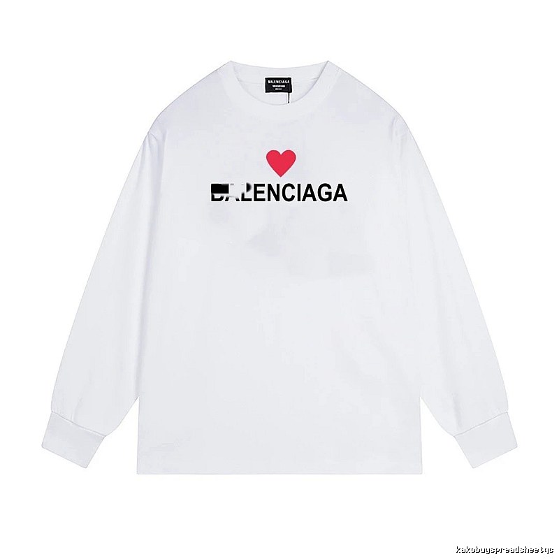 Balenciaga's simple white T-shirt with a heart design.