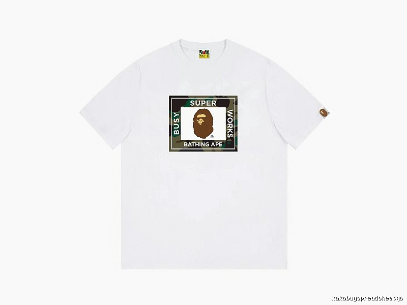 Bape Ape Head Camouflage Style Short-sleeve Shirt