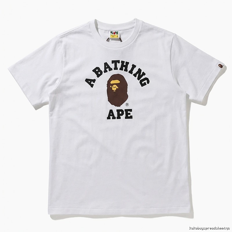 Bape Ape Head Simple White T-shirt