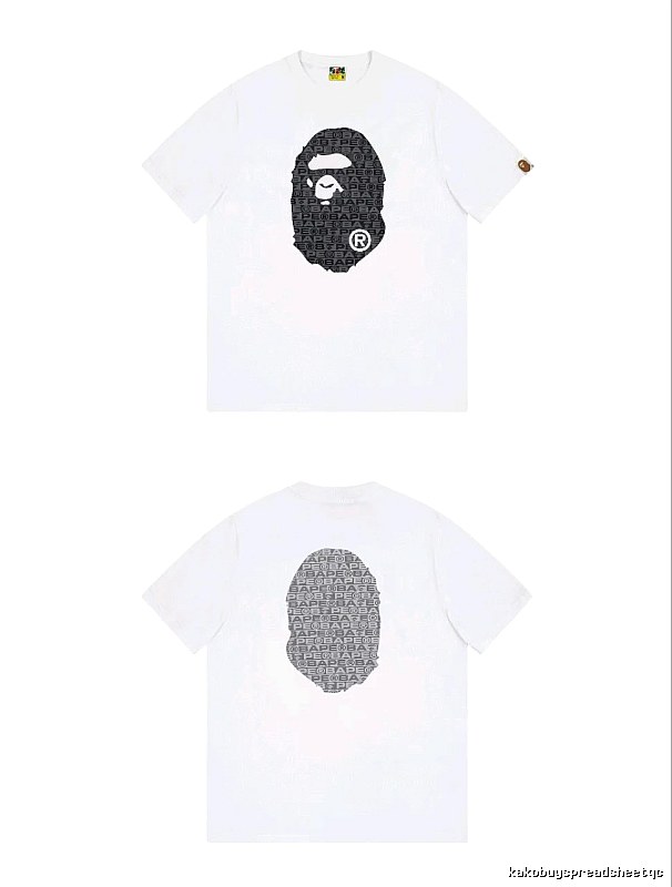 Bape Ape Head Simple White T-shirt