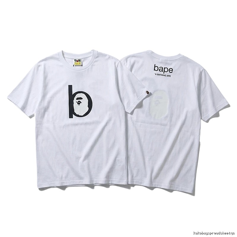Bape Ape Head Simple White T-shirt