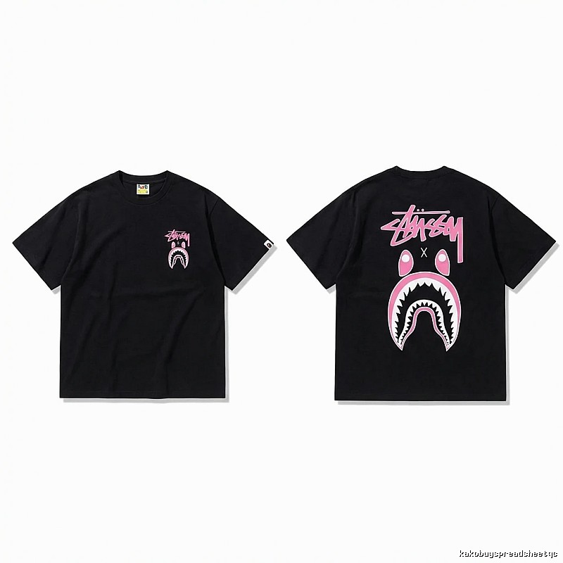 Bape Shark Co-branded Black T-shirt