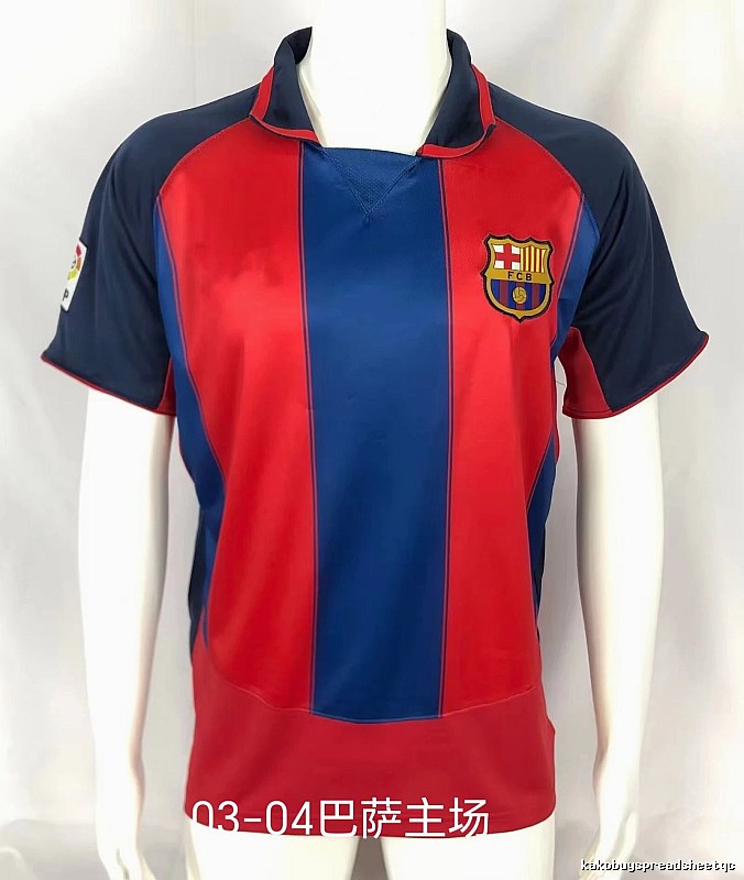 Barcelona Statement Retro soccer jersey Blue Red Barcelona for Outdoor Plans