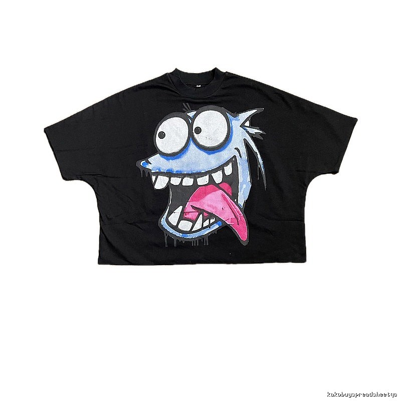 Billionaire Cartoon Trendy Brand Black T-shirt
