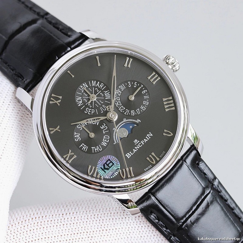 Blancpain Gifting Calendar Dress Watch with multi-register calendar dial