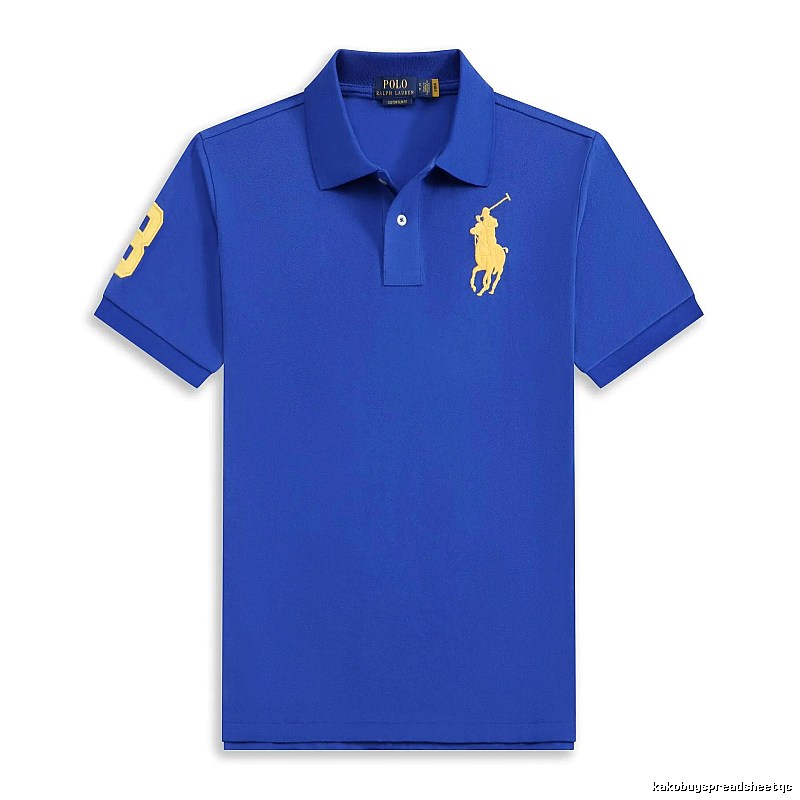 Blue polo shirts of Ralph Lauren Polo series