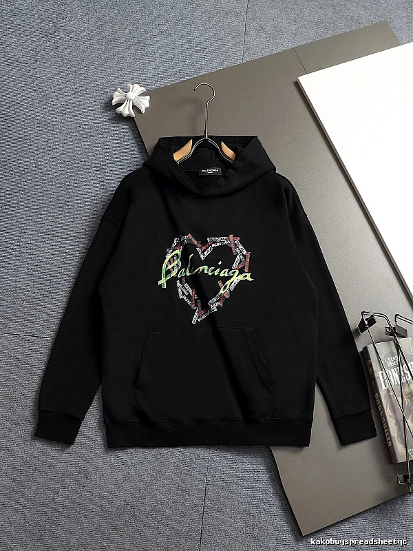 Broken Hearts Black Hoodie with Colorful Heart Hoodie for Cold Weather