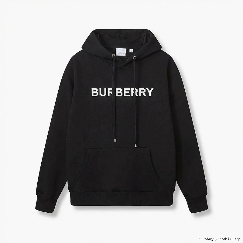 Burberry pixel-style black sweatshirt