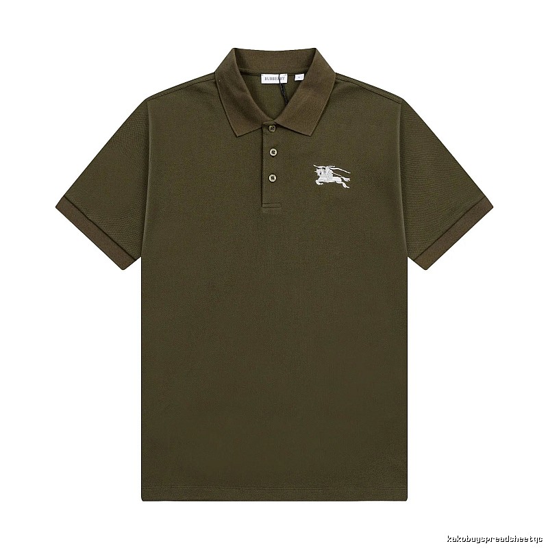 Burberry's retro-style polo shirt with the knight logo