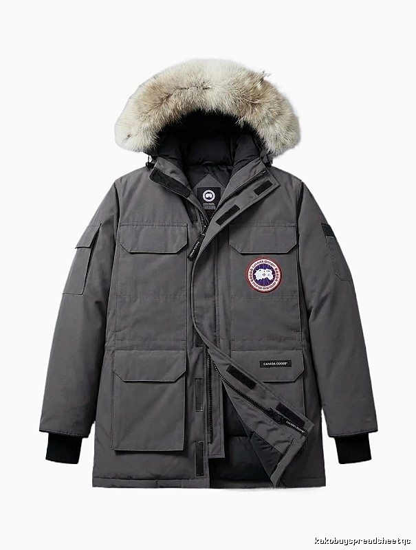 Canada Goose Parka Style Dark Grey Down Jacket