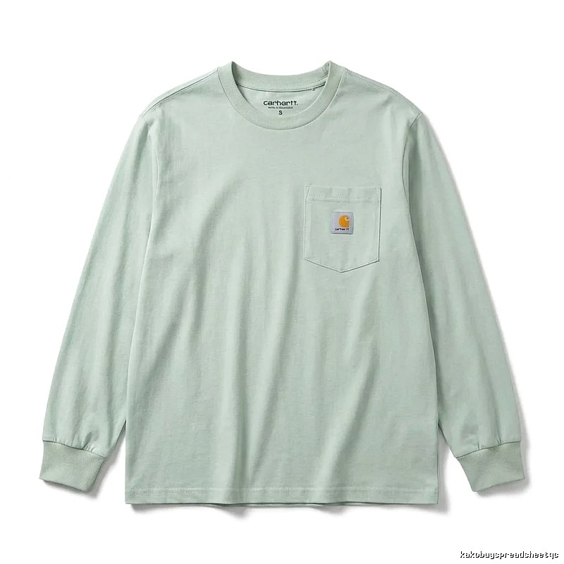 Carhartt basic simple style light green sweatshirt