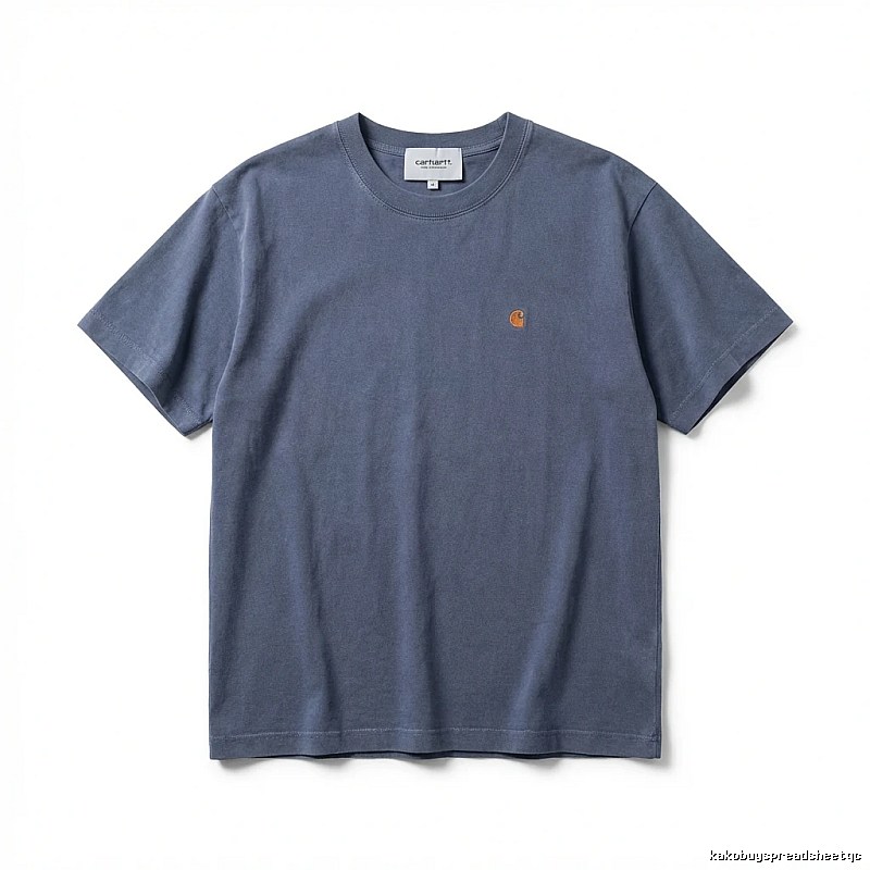 Carhartt Basic Style Simple Wind Gray-Blue T-shirt