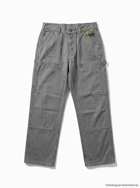 Carhartt workwear style cement gray long pants