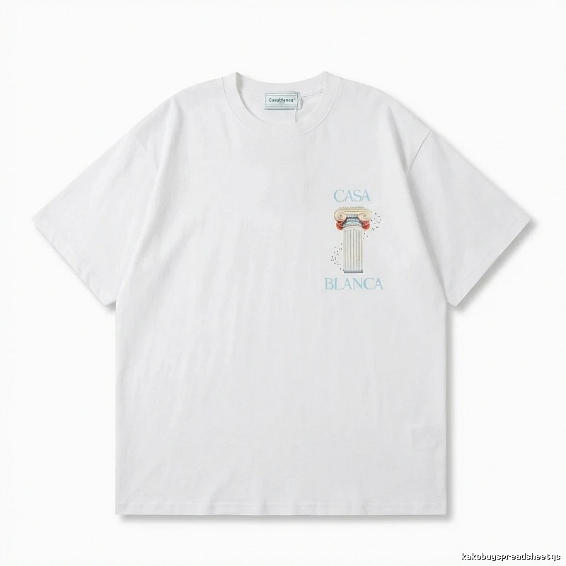 Casablanca Greek column style white T-shirt