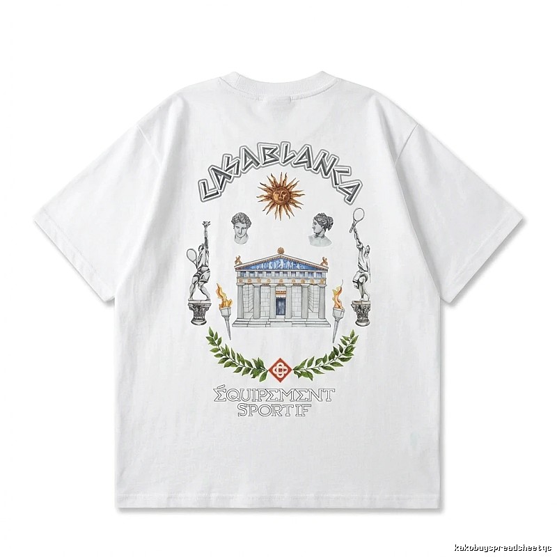 Casablanca Greek-style white T-shirt