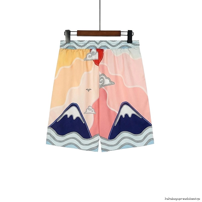 Casablanca Japanese-style and wind colorful shorts