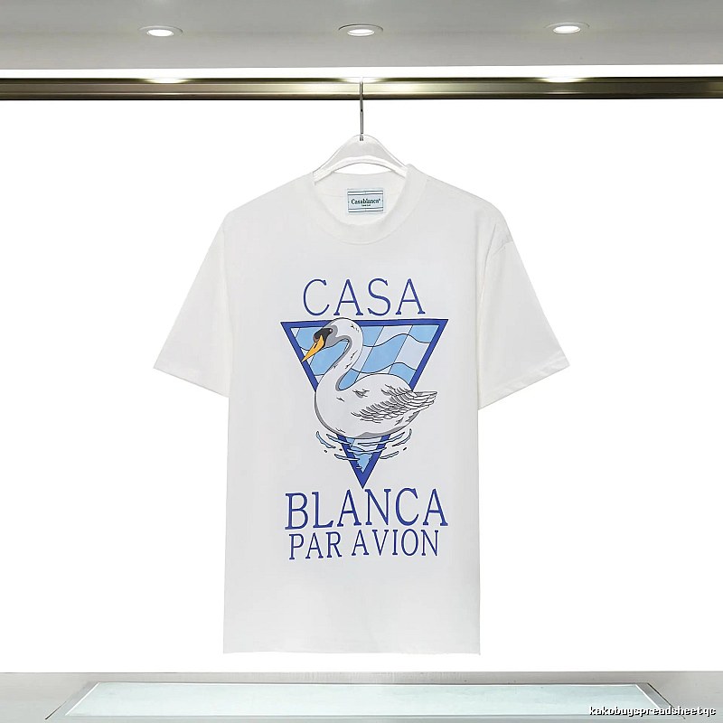 Casablanca Printed Fashionable White T-shirt