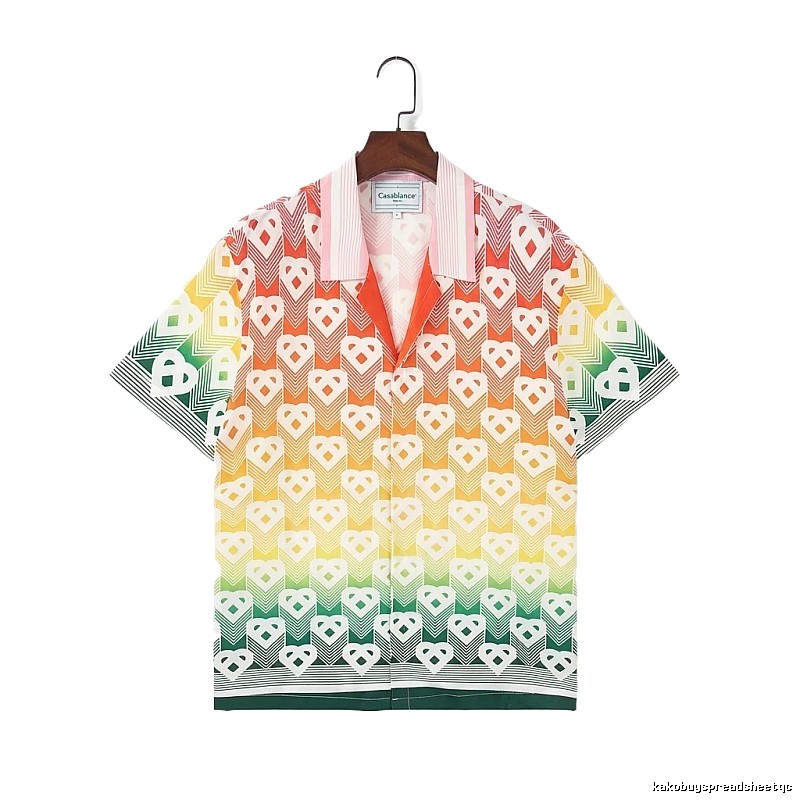 Casablanca Rainbow Gradient Style Shirt