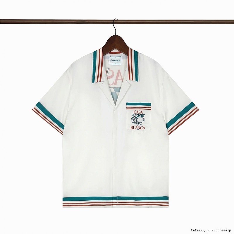 Casablanca retro-style white shirt
