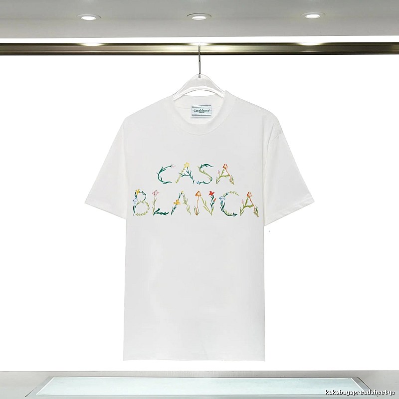 Casablanca - style printed white T - shirt