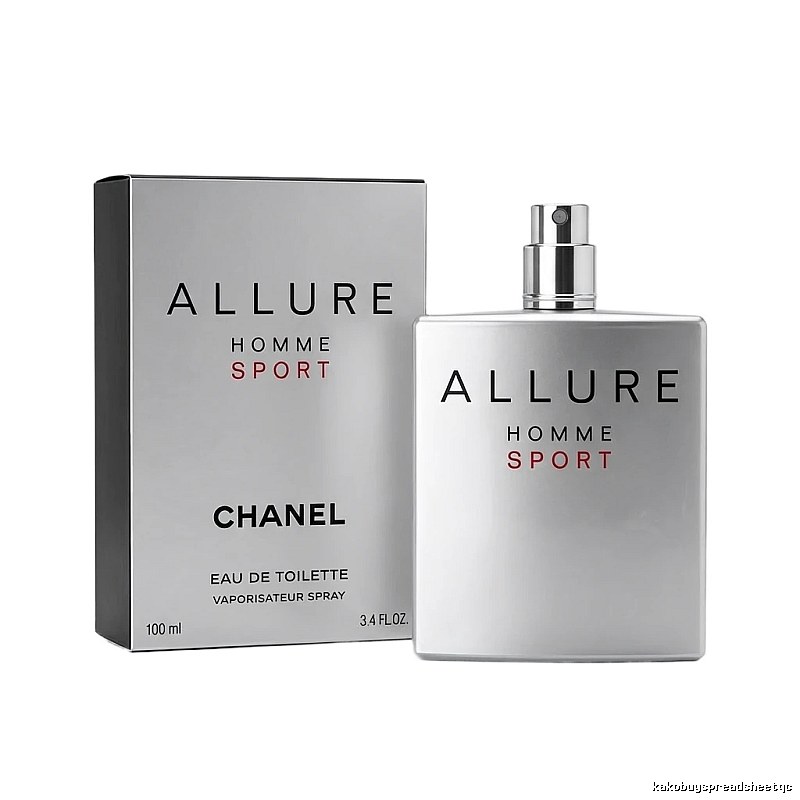 Chanel ALLURE series silver men's perfume