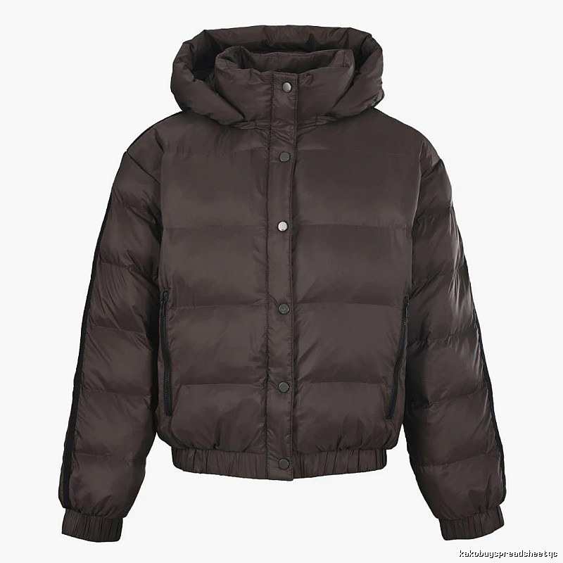 Chocolate Brown Hooded Puffer Jacket - Independent Style Winter