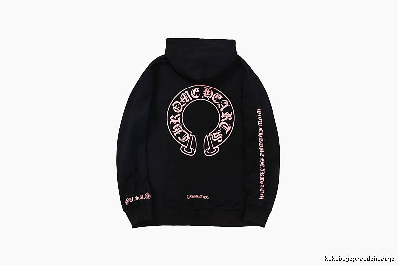 Chrome Hearts 2088-76 Black Cross Graphic Hoodie Commuter Look
