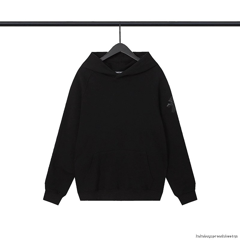 Chrome Hearts 2089-83 Black Cross Graphic Hoodie Active Casual