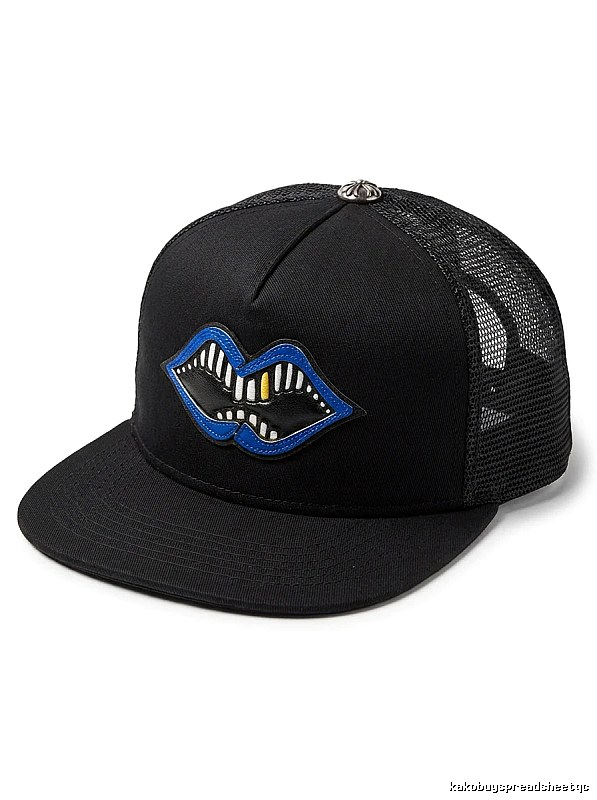Chrome Hearts Black Trendy and Cool Wind Cap