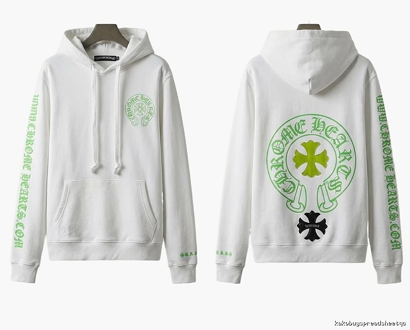 Chrome Hearts Cross Trend Brand White Sweatshirt