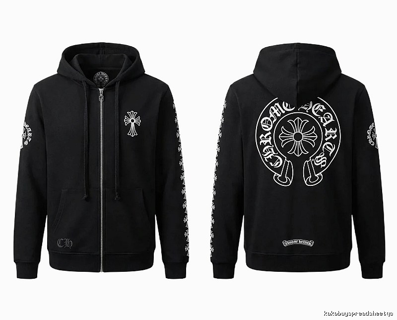 Chrome Hearts Cross Trendy Cool Black Sweatshirt