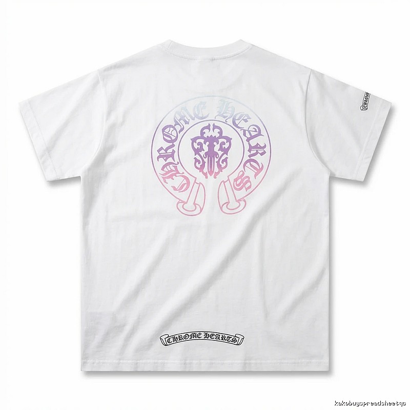 Chrome Hearts Gradient Retro White T-shirt