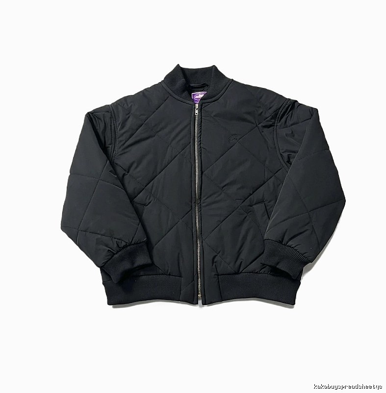 Corteiz black quilted jacket