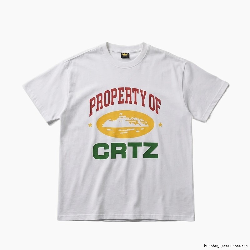 Corteiz PROPERTY Series Trendy and Cool White T-shirts