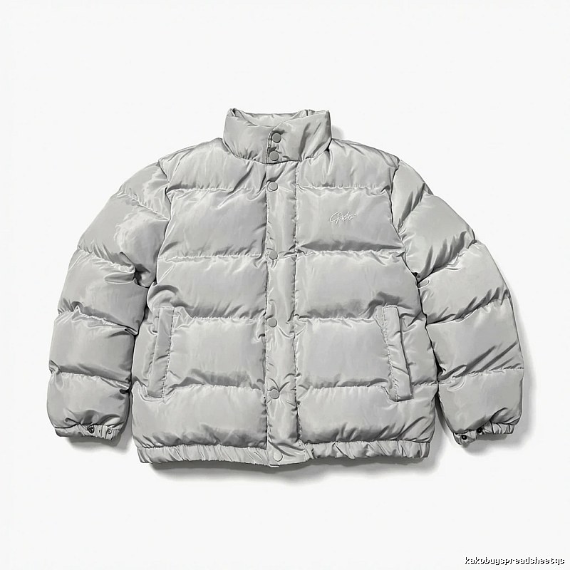 Corteiz Silver-Gray Trendy and Cool Down Jacket