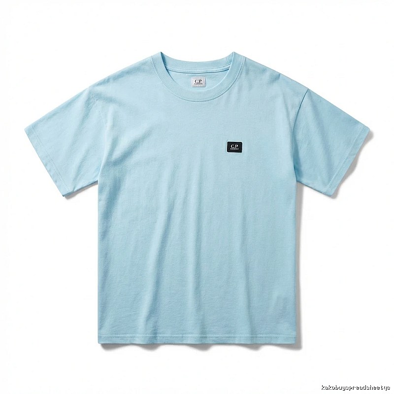 C.P. basic simple style light blue T-shirt
