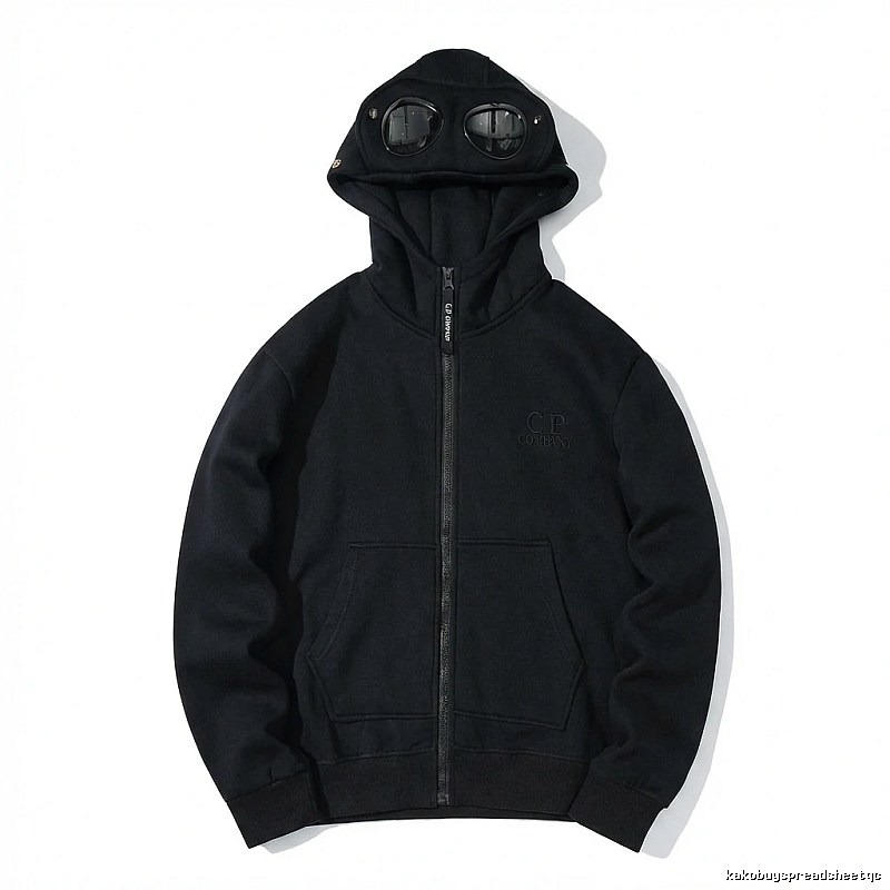 C.P. retro-style black hoodie
