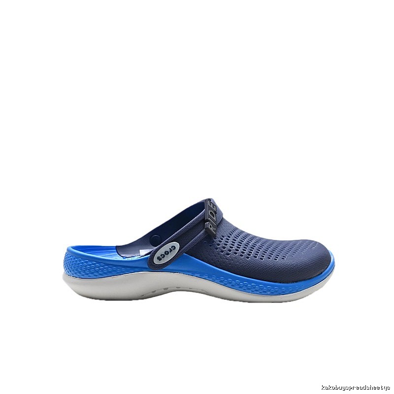 Crocs Clogs Casual Style Blue and White