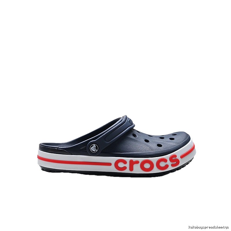 Deep blue of the trendy Crocs clogs